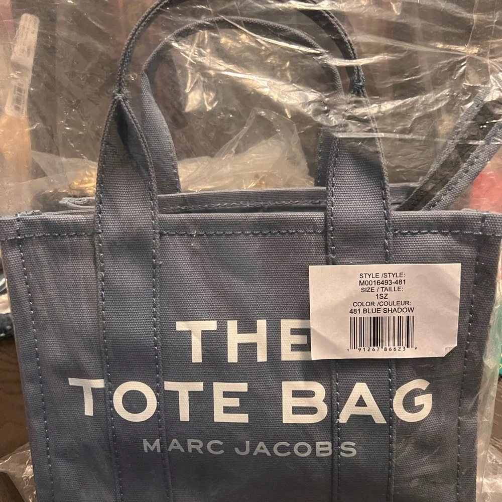 Marc Jacobs Light Blue Crossbody Tote Bag - Picture 15 of 16